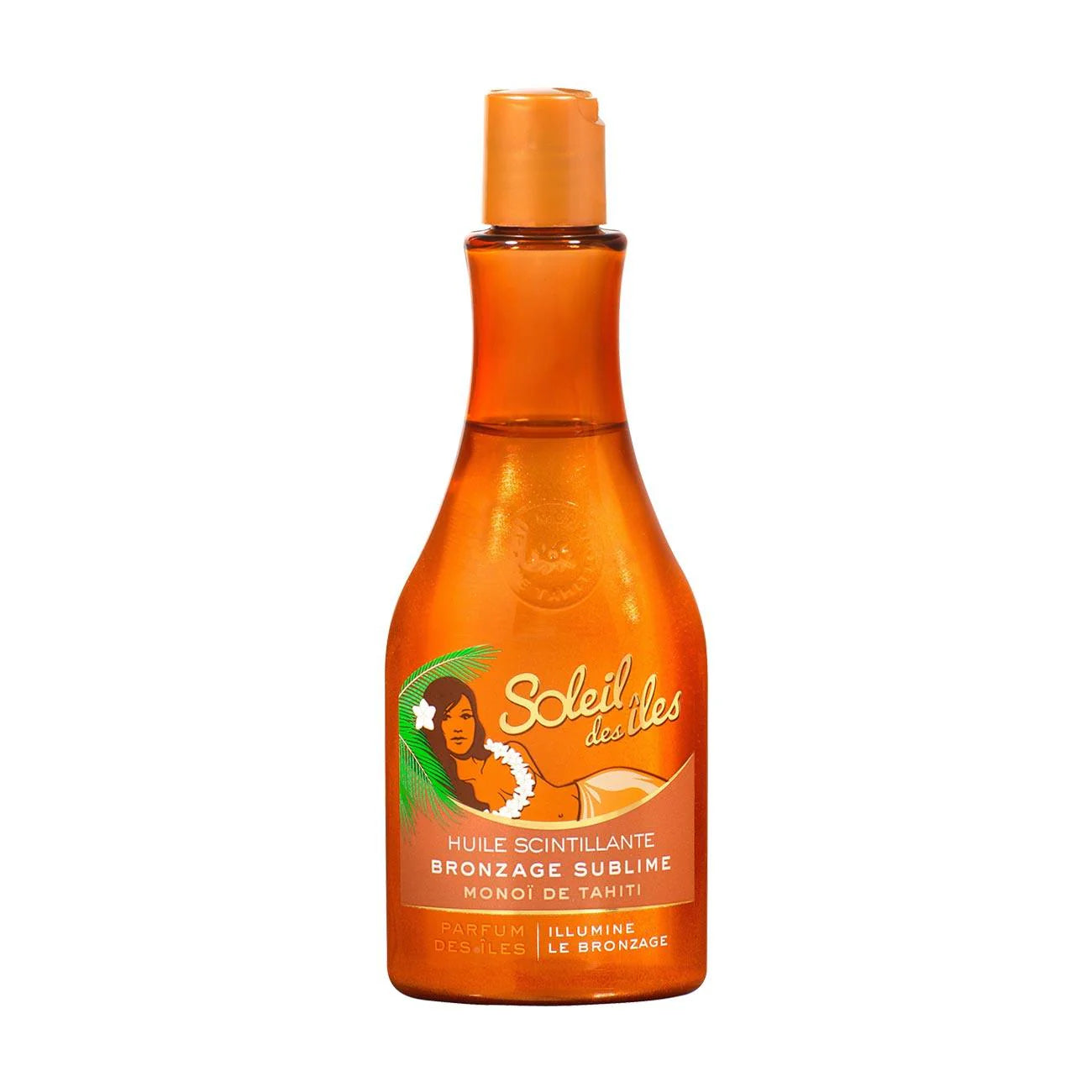 Soleil des Iles Huile Scintillante Bronzage Sublime Monoï de Tahiti Parfum des Îles